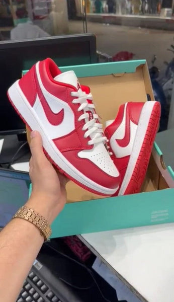 Nike Air Jordan 1 Low Red Gym Shoes