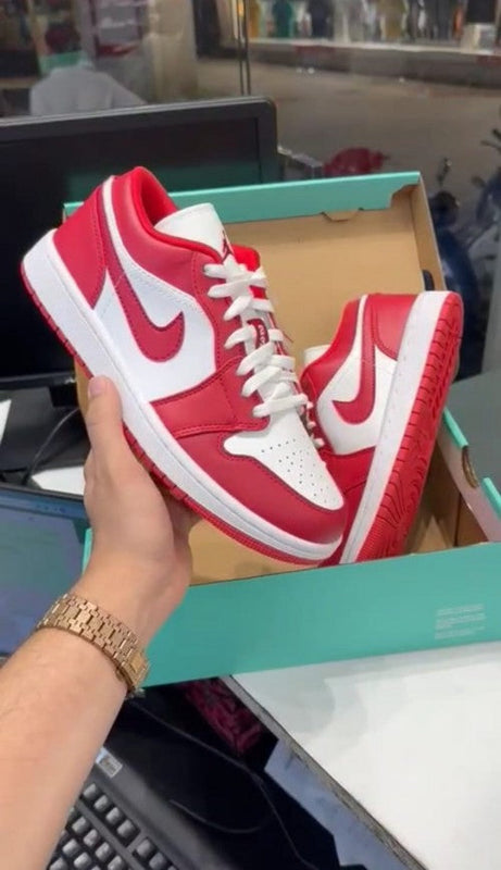 Nike Air Jordan 1 Low Red Gym Shoes