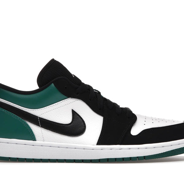 Nike Air Jordan 1 Low White Black Mystic Green Shoes