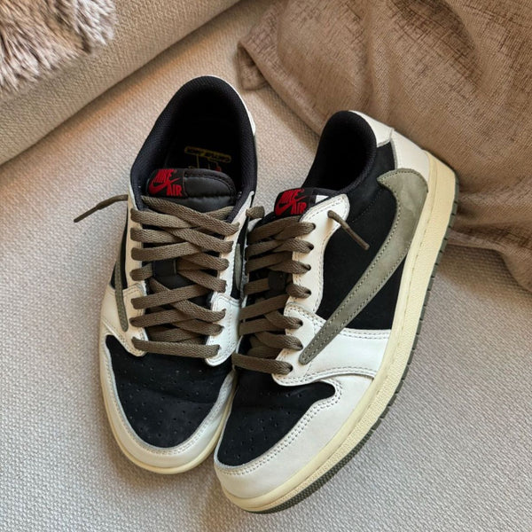 Nike Air Jordan 1 Low x Travis Scott Olive Green Shoes