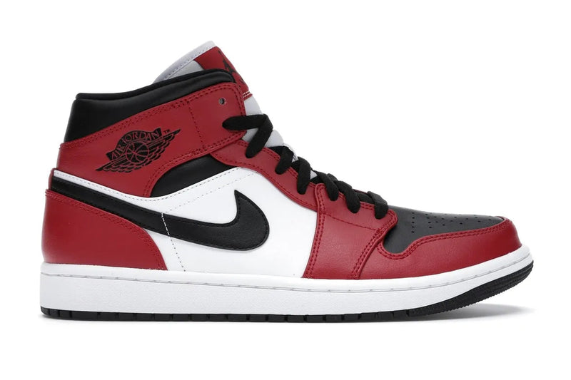 Nike Air Jordan 1 Mid Chicago Toe Shoes