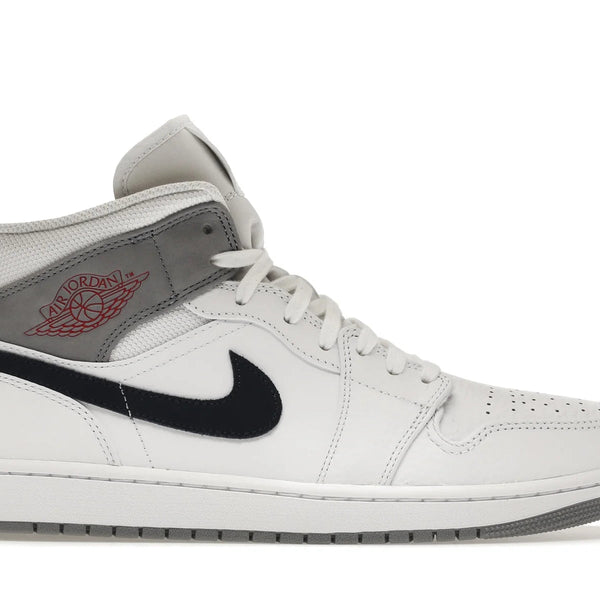 Nike Air Jordan 1 Mid Paris White Shoes