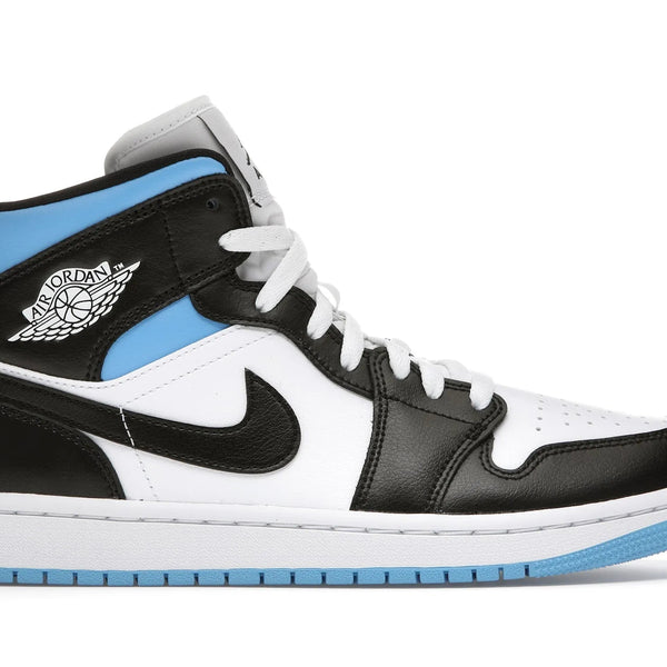 Nike Air Jordan 1 Mid University Black White Shoes