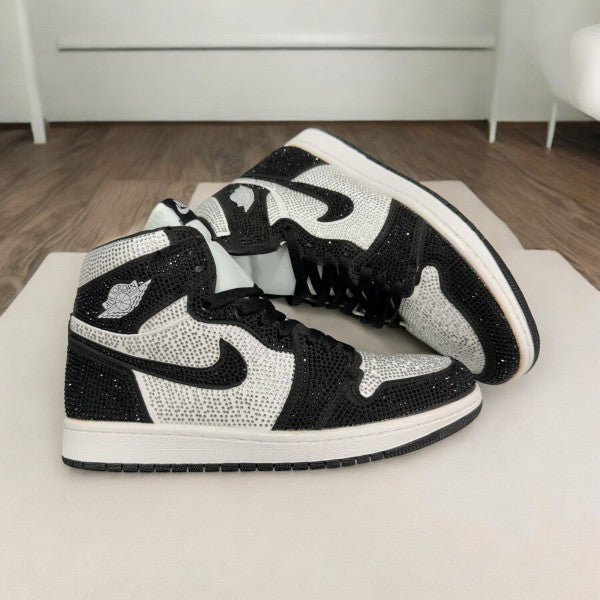 Nike Air Jordan 1 Panda Diamond Shoes