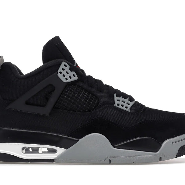 Nike Air Jordan 4 Retro SE Black Canvas Shoes