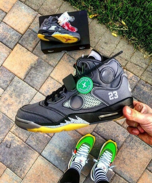 Nike Air Jordan 5 Muslin x Off White Shoes