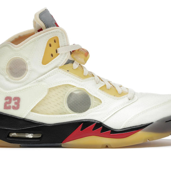 Nike Air Jordan 5 Retro Off-White Muslin Heavy Quality Shoes
