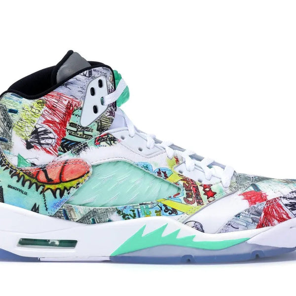 Nike Air Jordan 5 Retro White Cement Shoes