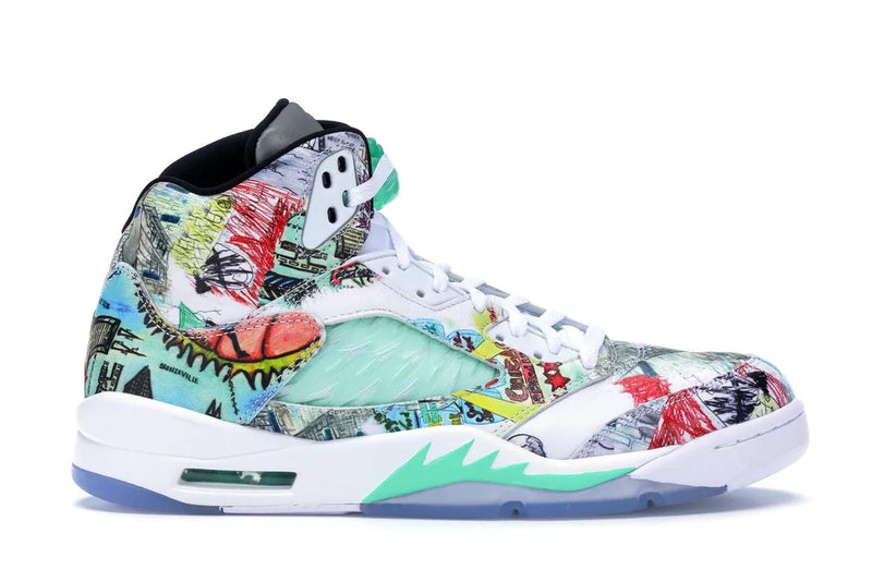 Nike Air Jordan 5 Retro White Cement Shoes