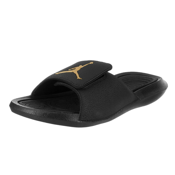 Nike Air Jordan Hydro 6 Men’s Slides Black Metallic Gold