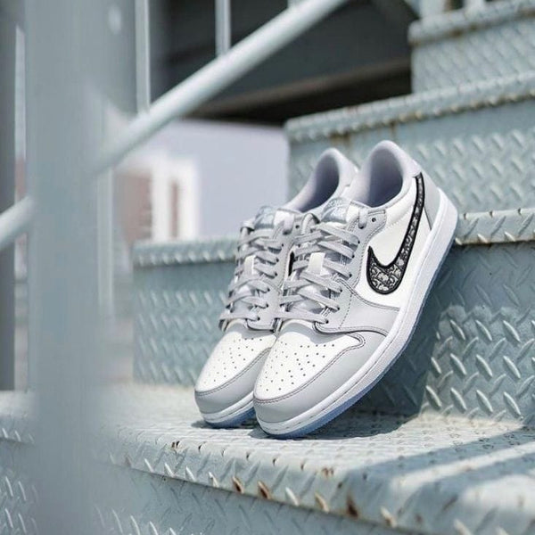 Nike Air Jordan Retro 1 Low x Dior (Semi UA) Shoes