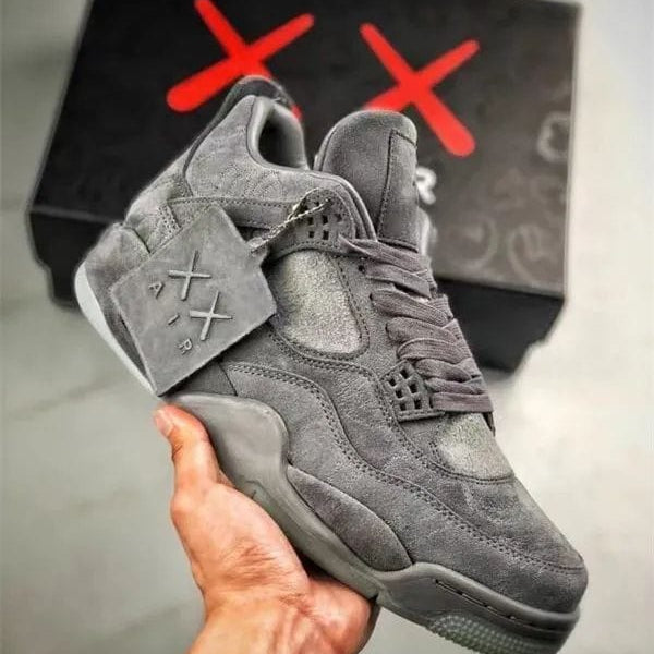 Nike Air Jordan Retro 4 KAWS Grey Semi UA Shoes