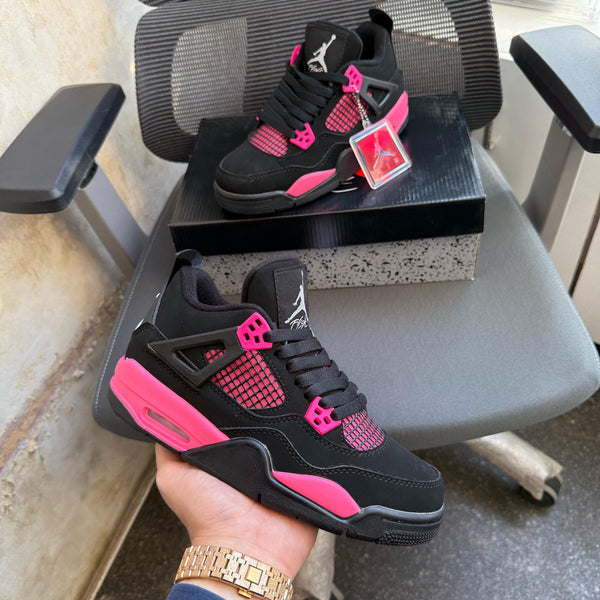 Nike Air Jordan Retro 4 Pink Thunder Semi UA Shoes