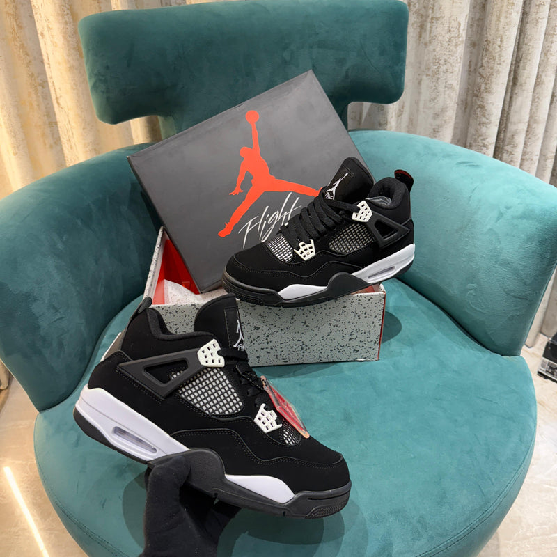 Nike Air Jordan Retro 4 White Thunder Shoes