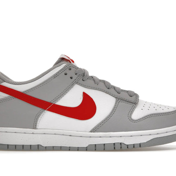 Nike Dunk Low White Wolf Grey University Red