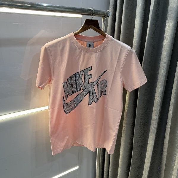 Nike Peach Logo Print Premium Imported T-Shirt – T-Shirt