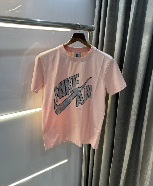 Nike Peach Logo Print Premium Imported T-Shirt – T-Shirt