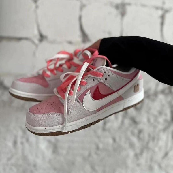 Nike SB Dunk Low 85 Double Swoosh Pink Rabbit For Her – Shoes