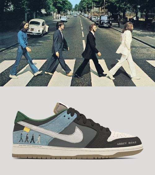 Nike SB Dunk X Beatles Abbey Road Custom – Shoes