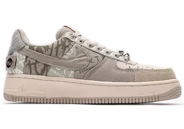 Nike X Travis Scott Air Force 1 Cactus Jack Grey – Shoes