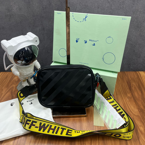 Off-White Binder Nylon Small Crossbody With OG Box & Dust Bag & 239 Black Black – Bag