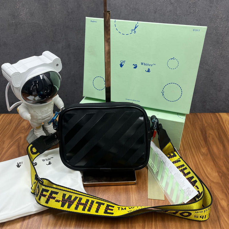 Off-White Binder Nylon Small Crossbody With OG Box & Dust Bag & 239 Black Black – Bag