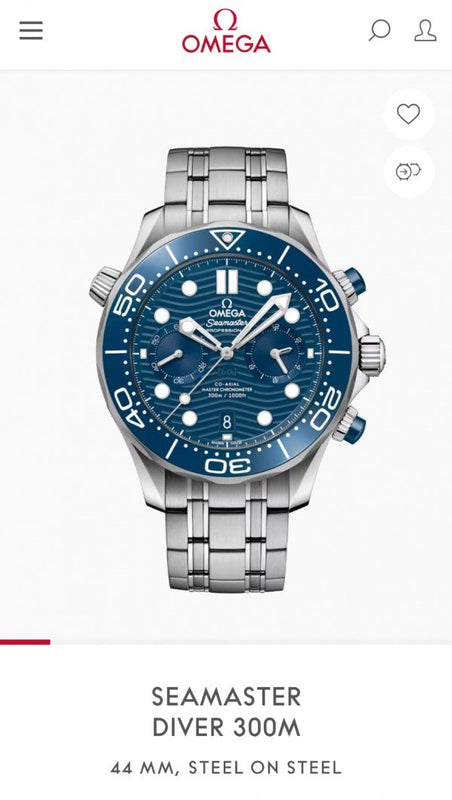Omega Seamaster Diver 300M Chronograph – Watch (Chronograph)