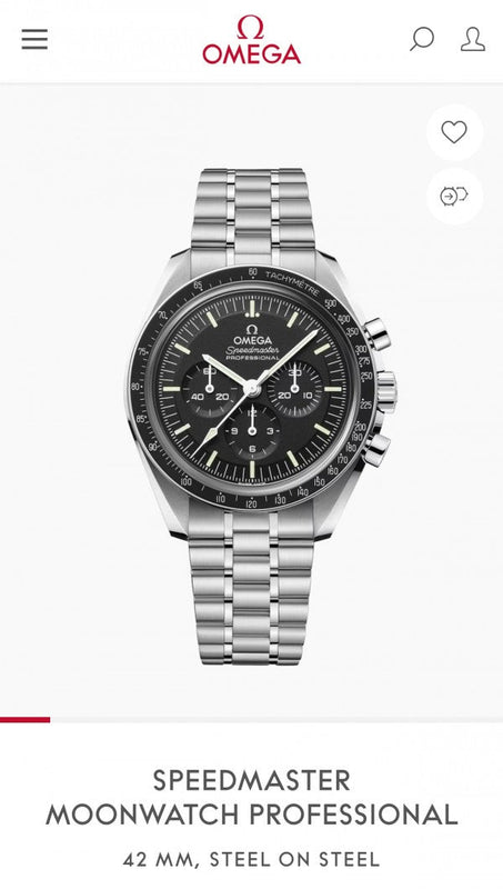 Omega Speedmaster Moonwatch Professional Silver – Watch (Moonwatch Silver)