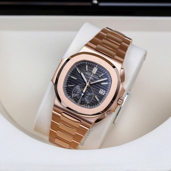 Patek Philippe Nautilus 5980 1R Automatic Rose Gold Watch
