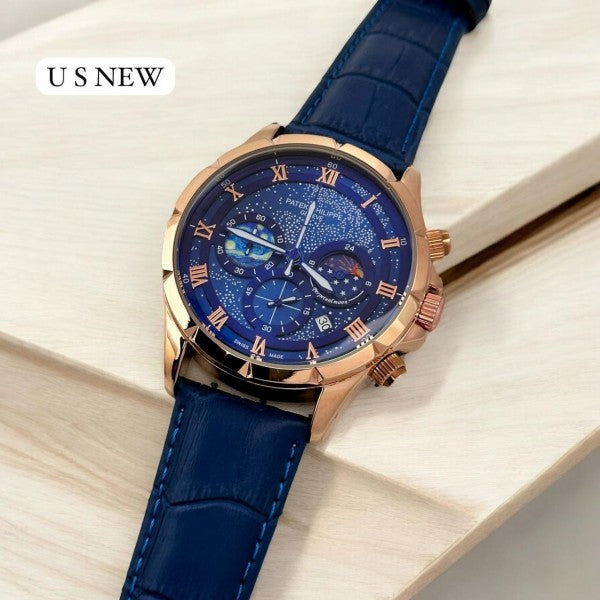 Patek Philippe Star Light Moon Swiss Watch 011 (Celestial) Watch