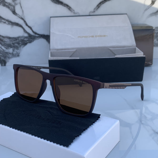 Porsche Design Square Brown Sunglasses