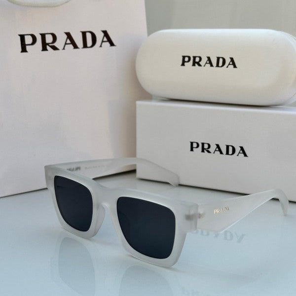 Prada 11 White Black Sunglasses
