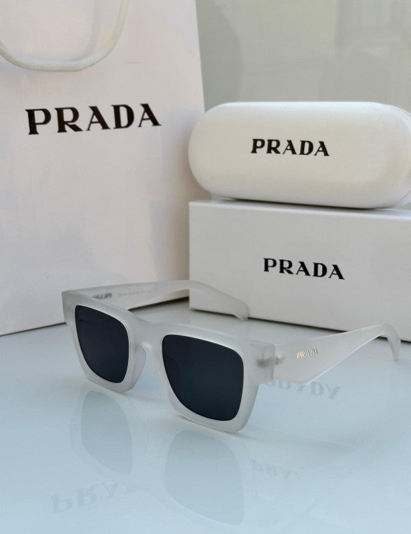 Prada 11 White Black Sunglasses