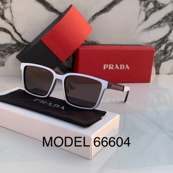 Prada 66604 White Sunglasses