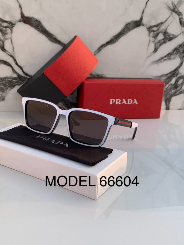 Prada 66604 White Sunglasses