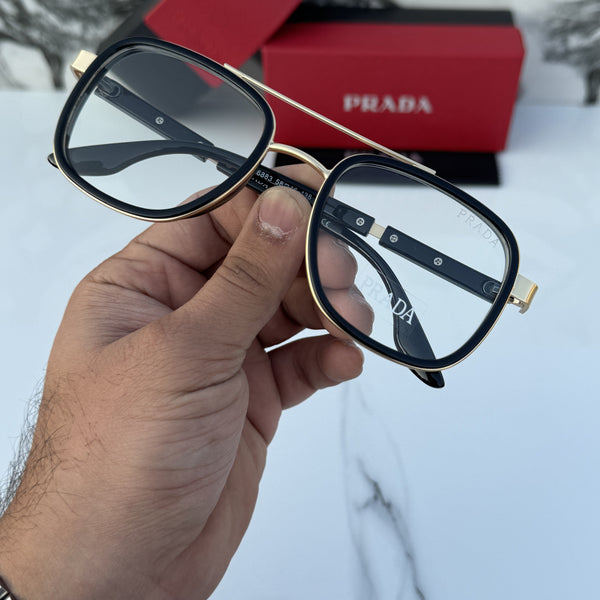 Prada 6883 Gold Plano Sunglasses