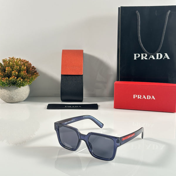 Prada 8720 Blue Black Sunglasses