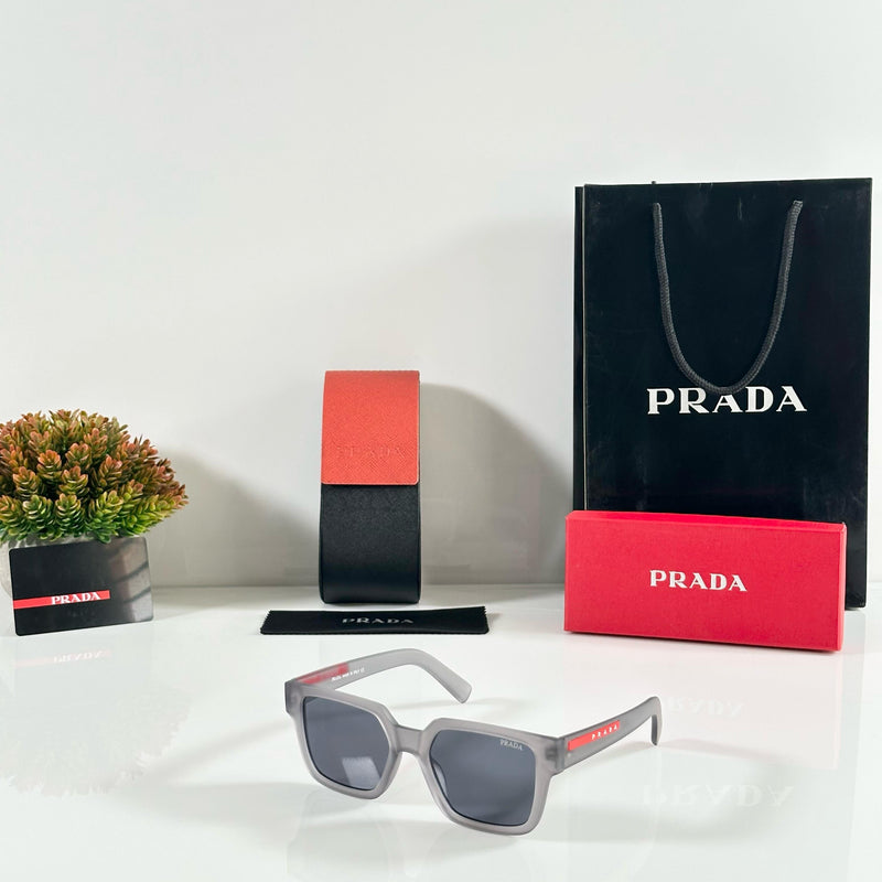 Prada 8720 Grey Black Sunglasses
