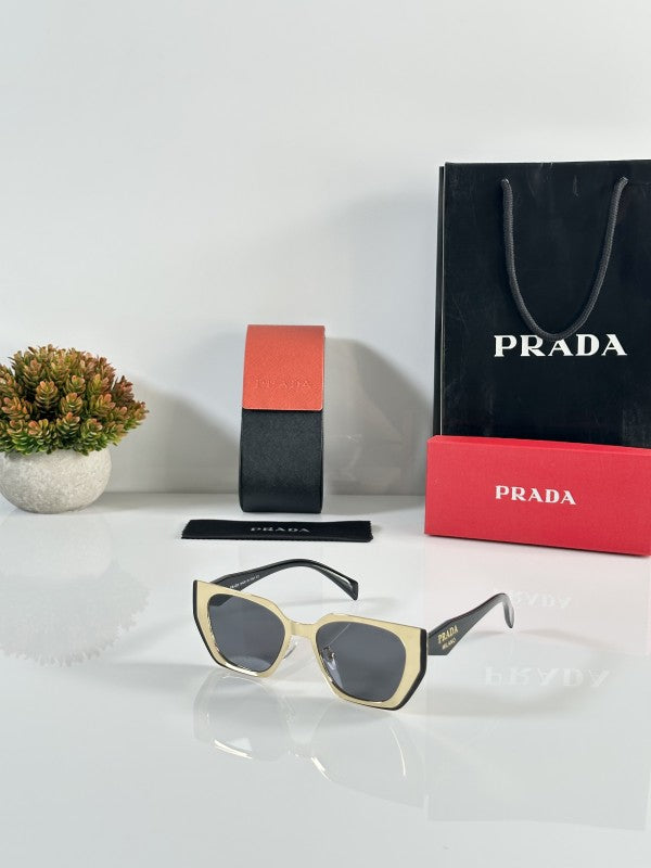 Prada WMNS 018 Gold Black (Glam) Shoes
