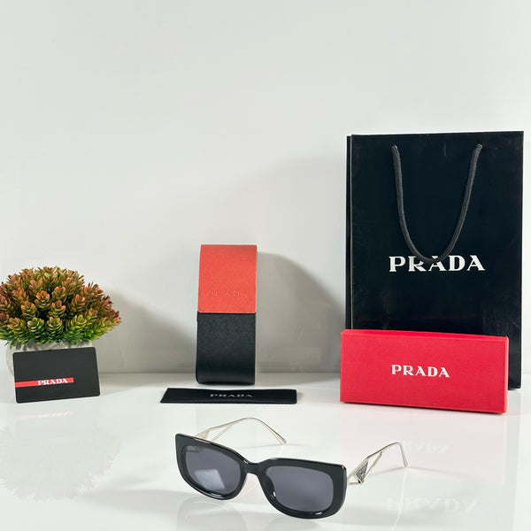 Prada WMNS 030 Silver Black (Radiant) Shoes