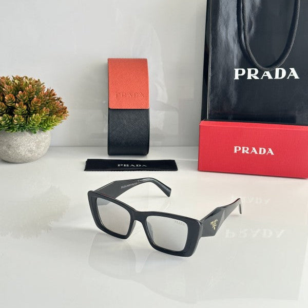 Prada WMNS 954 Black Silver (Refined) Sunglasses