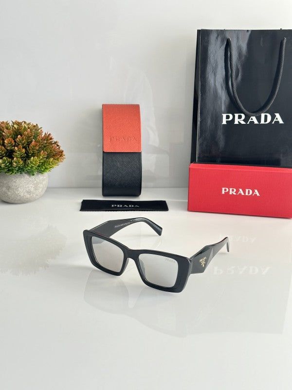 Prada WMNS 954 Black Silver (Refined) Sunglasses
