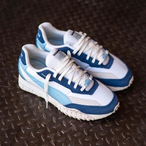 Puma Blktop Rider Washed White Blue (Retro) Shoes