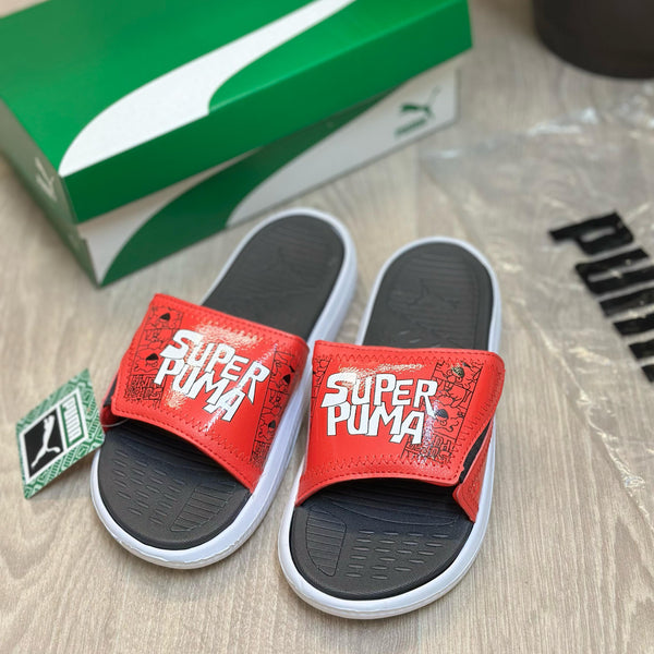 Puma SoftRide Pro 24 Super Red White Premium Flip-Flop (Vibrant) Flip-Flops