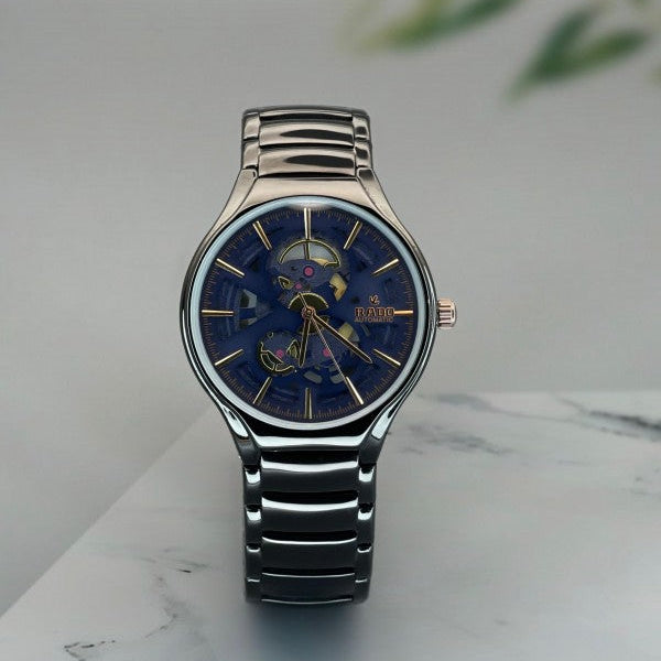 Rado True Round 40 Black And Blue Watch