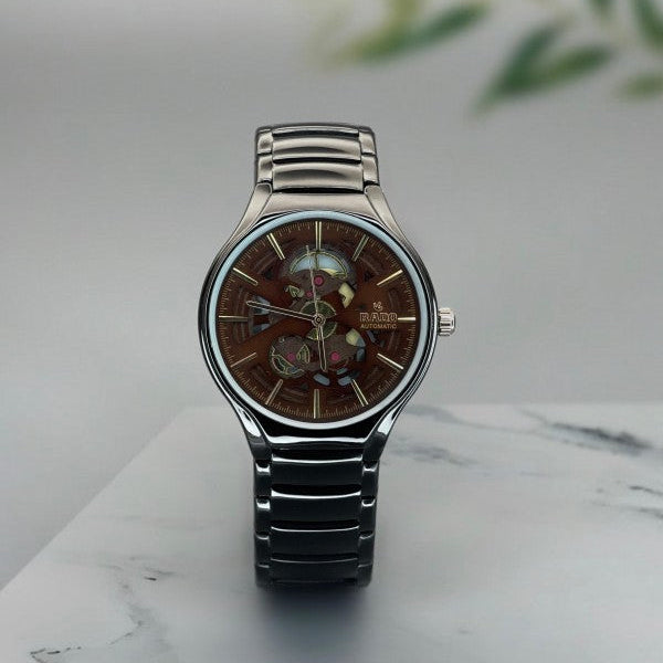 Rado True Round 40 Black And Brown Watch