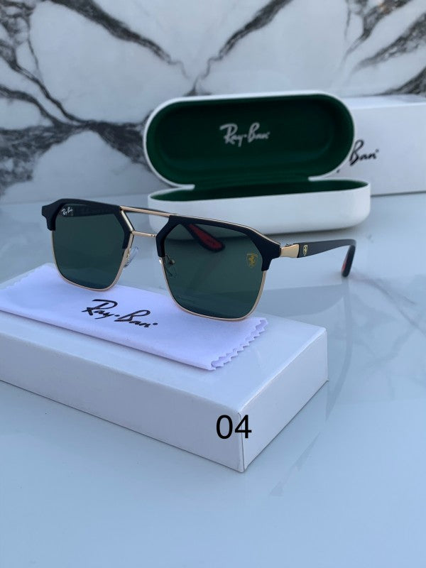 Ray-Ban 04 Gold Green Sunglasses