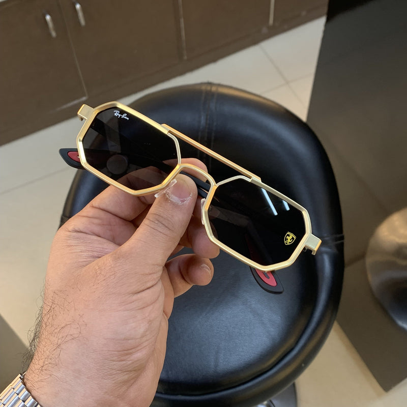 Ray-Ban 05 Gold Black Sunglasses