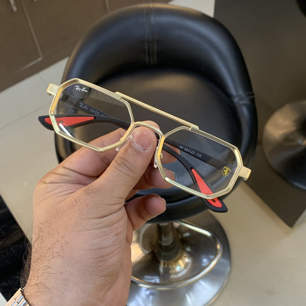Ray-Ban 05 Gold Plano Sunglasses