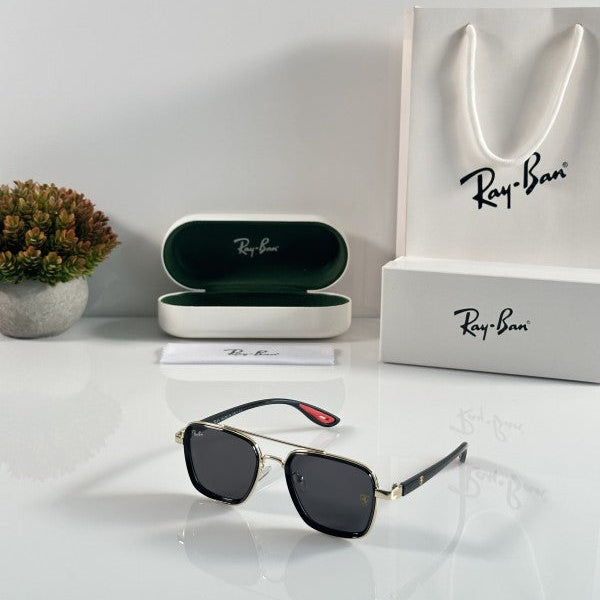 Rayban 06 Gold Black Sunglasses